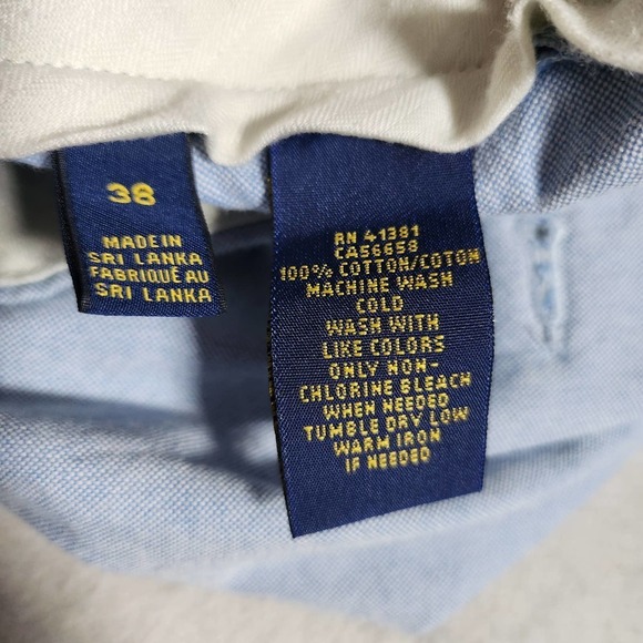 Polo Ralph Lauren Bermuda shorts color light-blue cotton sz 38 - Picture 5 of 7